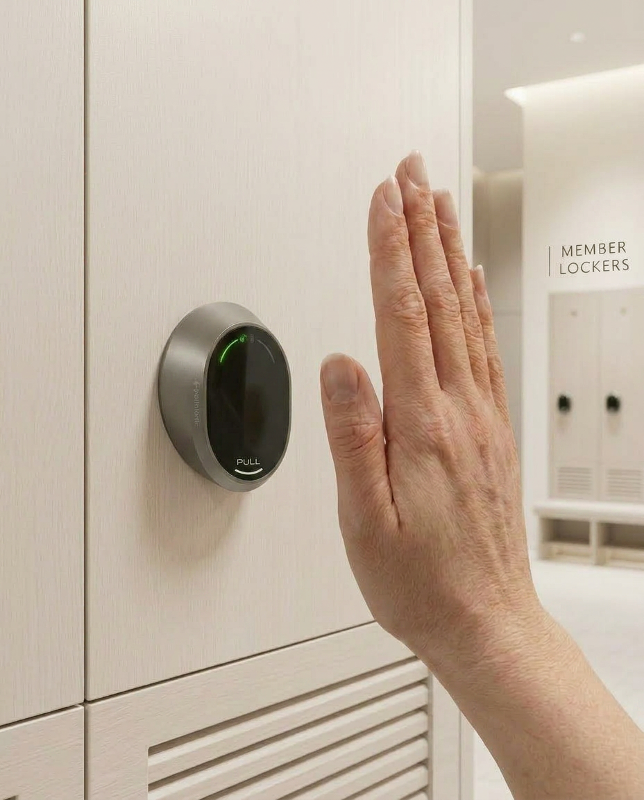 Right hand contactless authentication with Palmlock